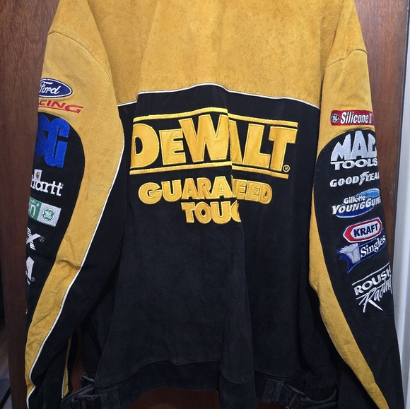 Matt Kenseth suede leather 2XL heavyweight jacket - Picture 1 of 5